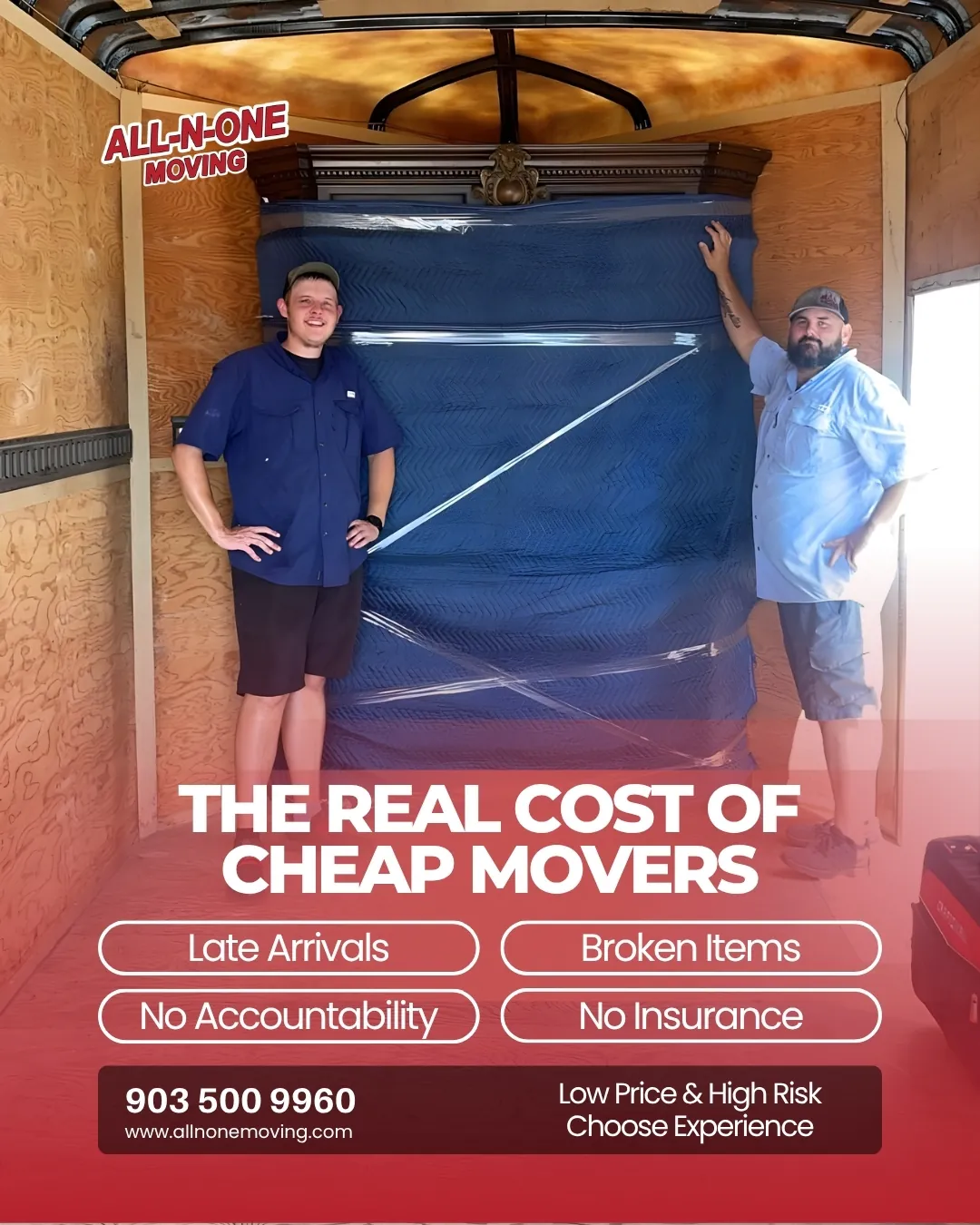 All-N-One Moving social post 2 — Longview, TX movers