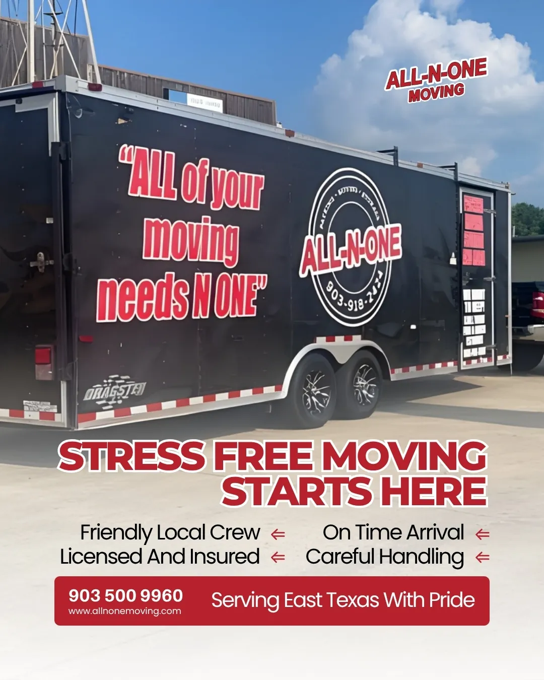 All-N-One Moving social post 7 — Longview, TX movers